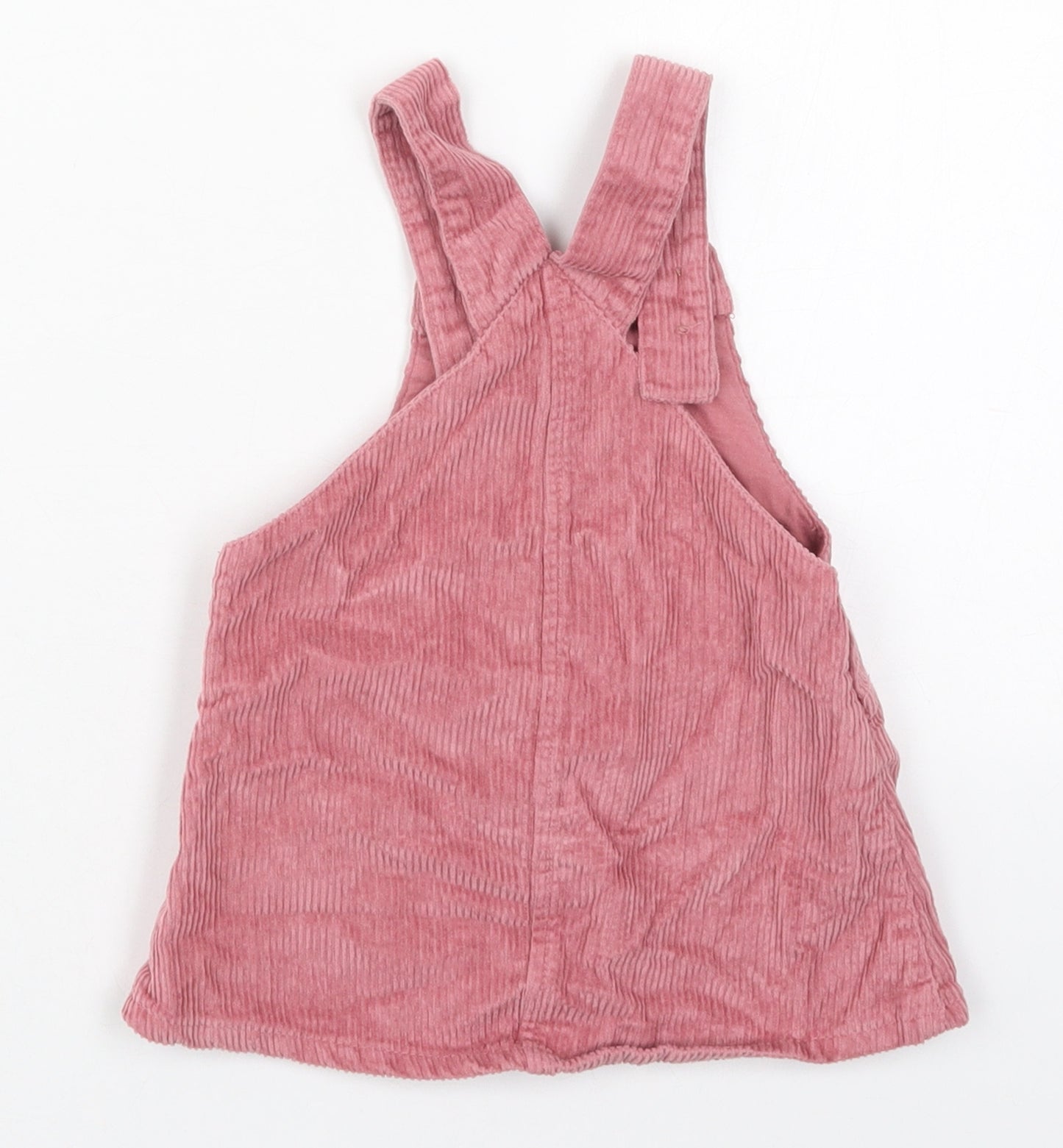NEXT Girls Pink  Cotton A-Line  Size 6-9 Months  Square Neck Button