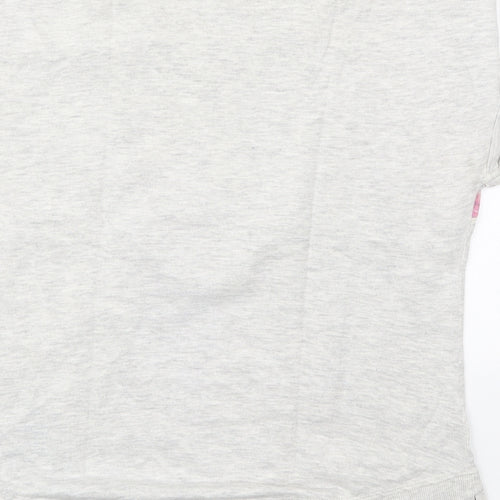 Primark Womens Grey Check Polyester Top Pyjama Top Size 10   - Pink