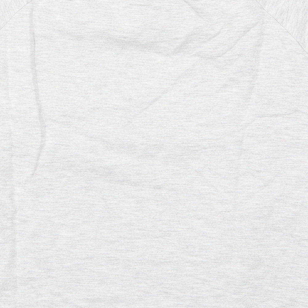 Primark Womens Grey Solid Cotton Top Pyjama Top Size 10   - All You Need is Coffee