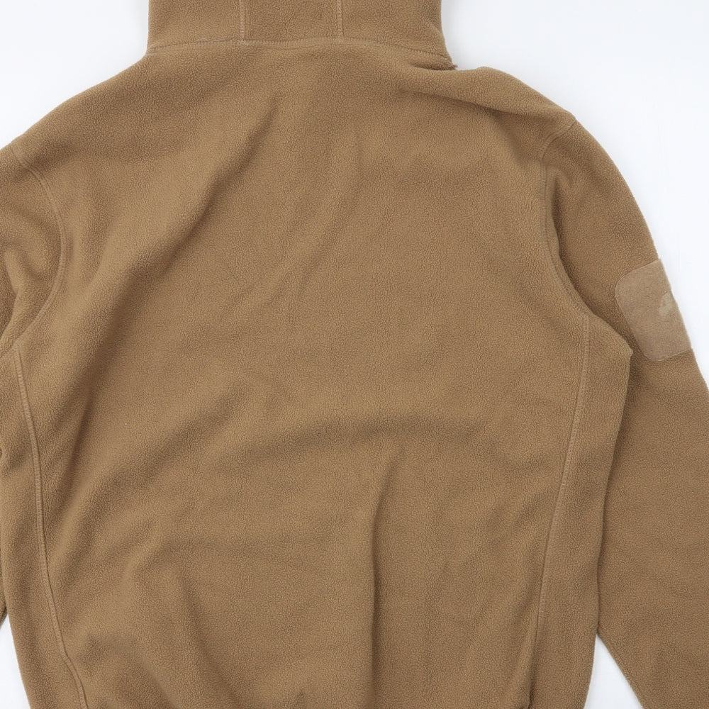 Viper Mens Brown  Polyester Pullover Hoodie Size XL   - Thumb holes