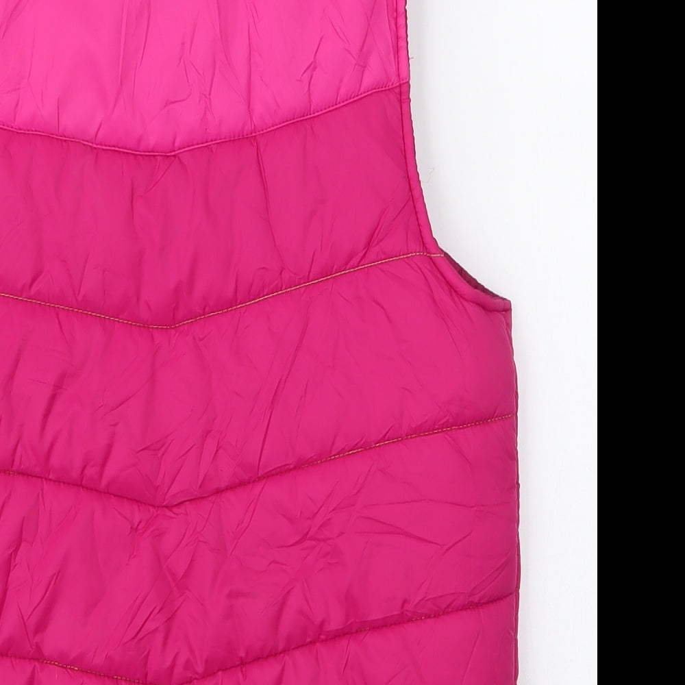 Regatta Girls Pink   Gilet Jacket Size 9-10 Years  Zip