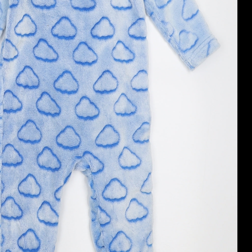 Dunnes Stores Boys Blue  Polyester Cami One Piece Size 12-18 Months  Zip