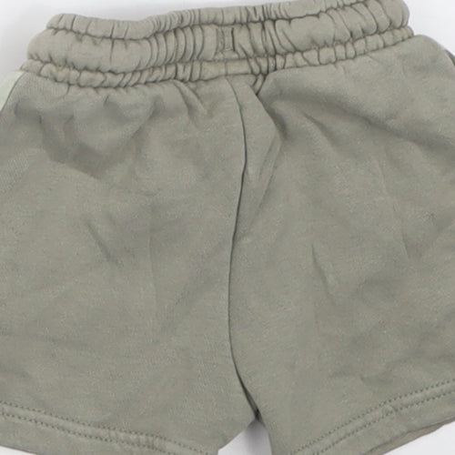 George Boys Green Camouflage Cotton Cropped Trousers Size 12-18 Months  Tie - Epic
