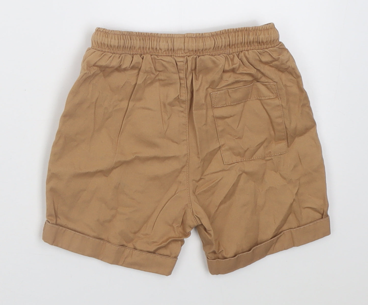 George Boys Brown  Cotton Chino Shorts Size 2 Years  Regular Tie