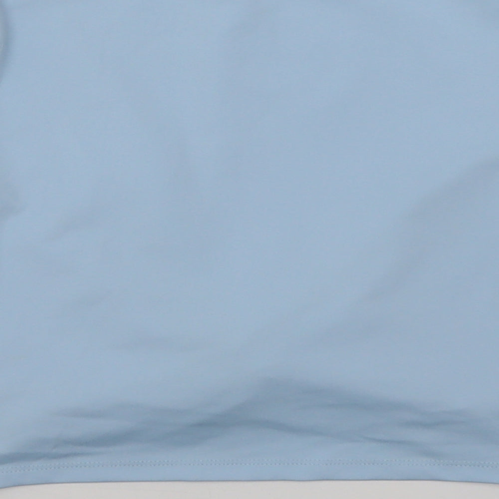 Dunnes Stores Girls Blue  Polyester Cropped Casual Size 10-11 Years Crew Neck Pullover