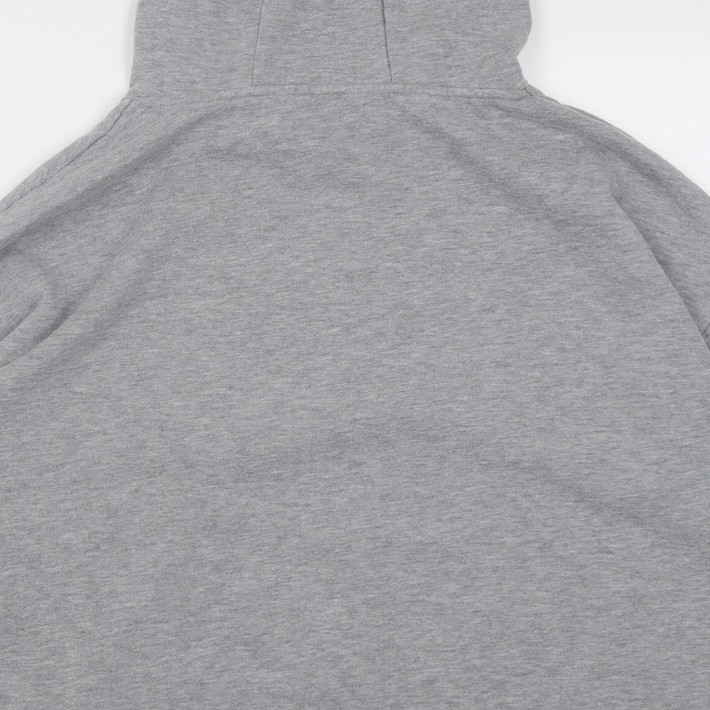 Dunnes Stores Womens Grey  Polyester Pullover Hoodie Size L  Pullover