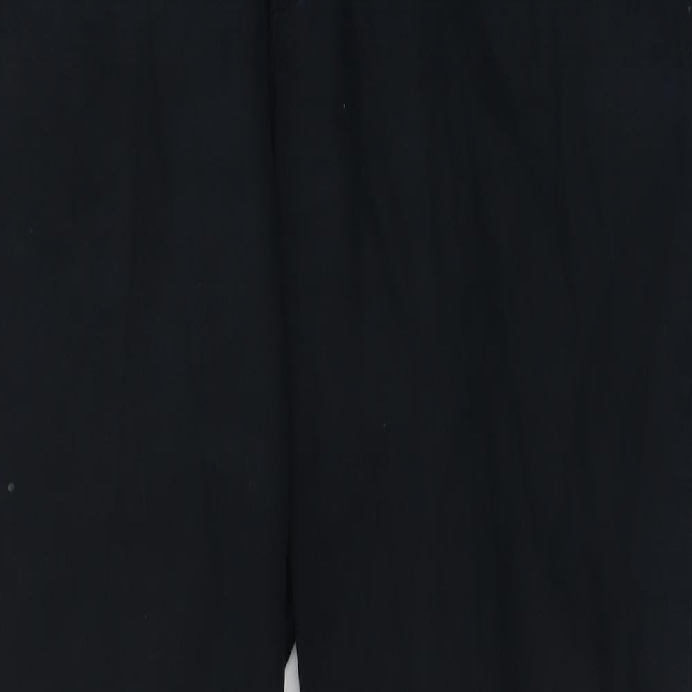 GANT Mens Black  Cotton Capri Trousers Size 40 L32 in Regular Button