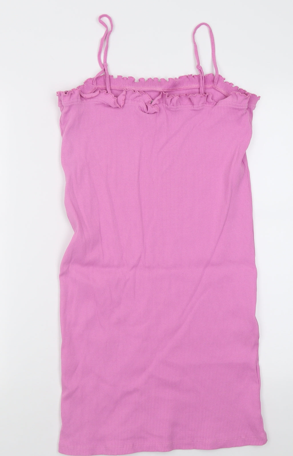 Mamalicious Womens Pink  Cotton Bodycon  Size XL  Square Neck Pullover