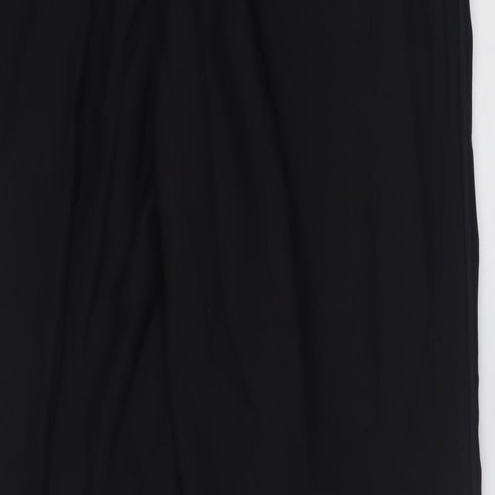 Autograph Mens Black  Wool Trousers  Size 36 L33 in Regular Hook & Eye