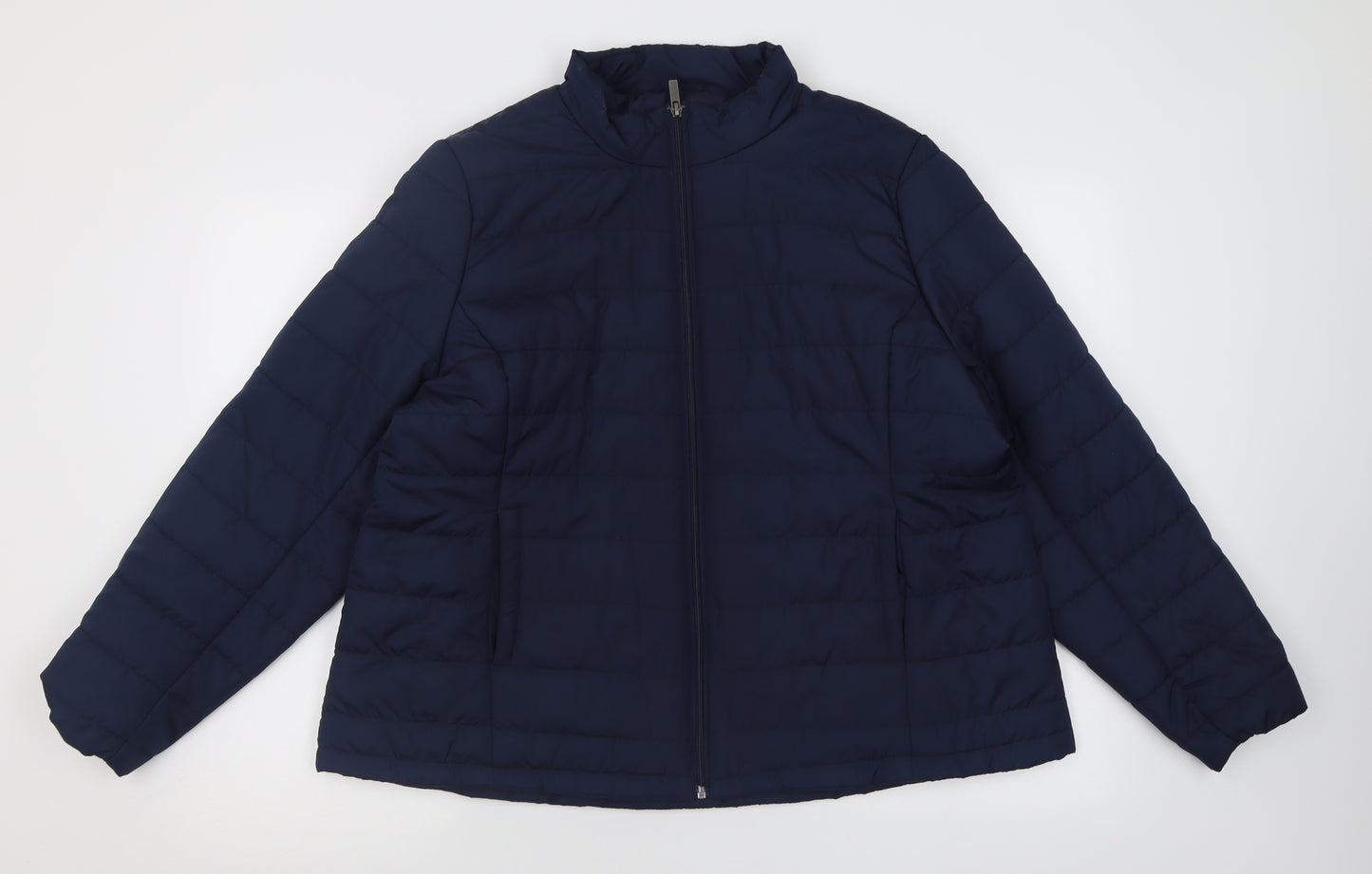 Marks and Spencer Womens Black   Puffer Jacket Jacket Size 22  Zip