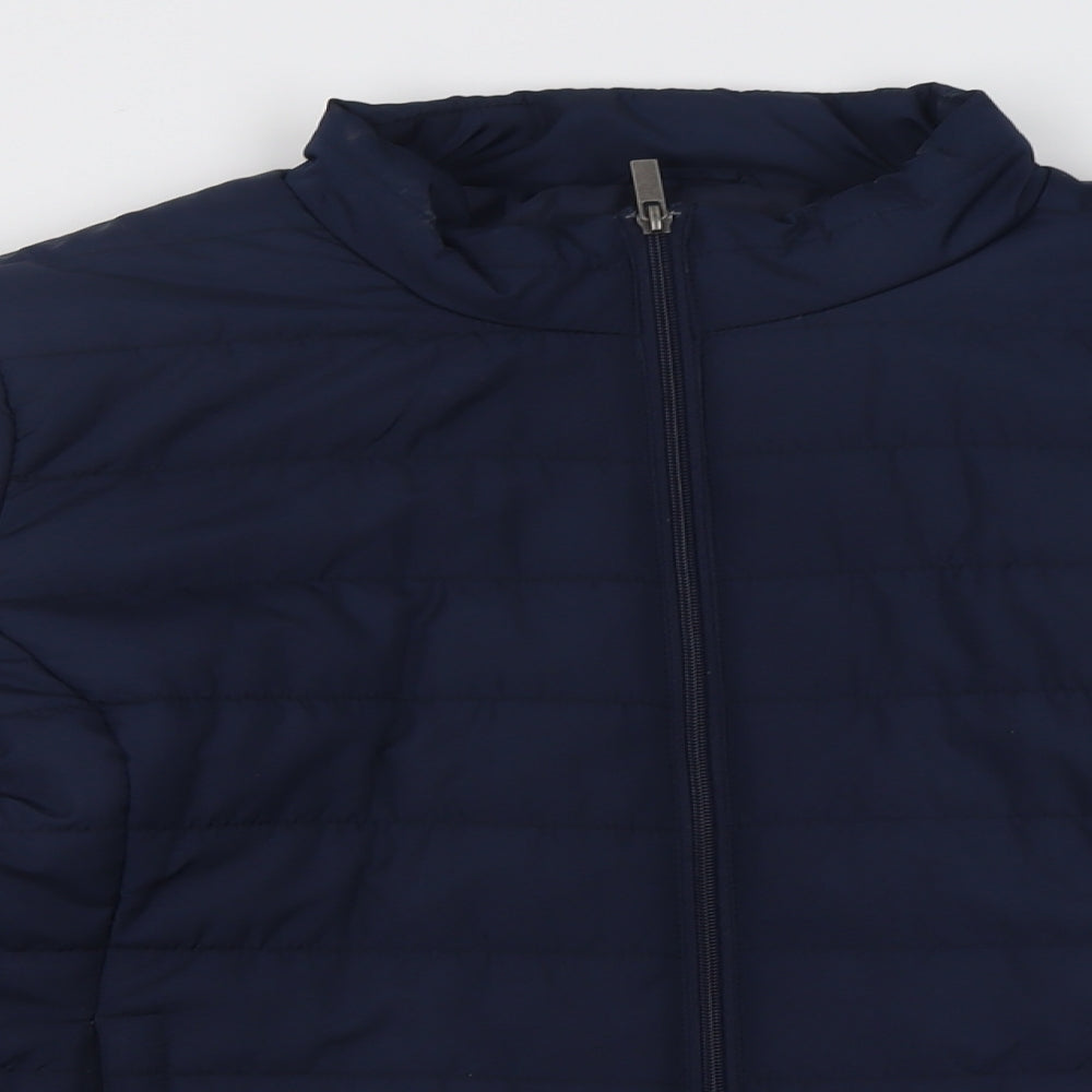 Marks and Spencer Womens Black   Puffer Jacket Jacket Size 22  Zip