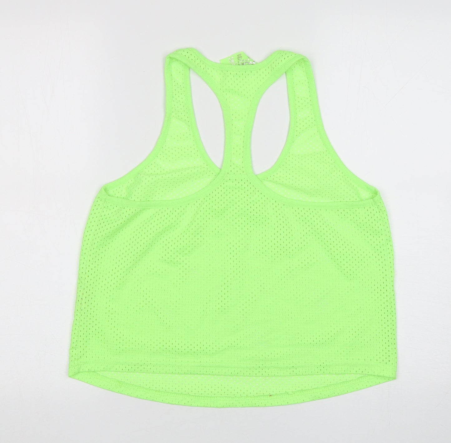 Atmosphere Womens Green  Polyester Basic Tank Size 16 Round Neck