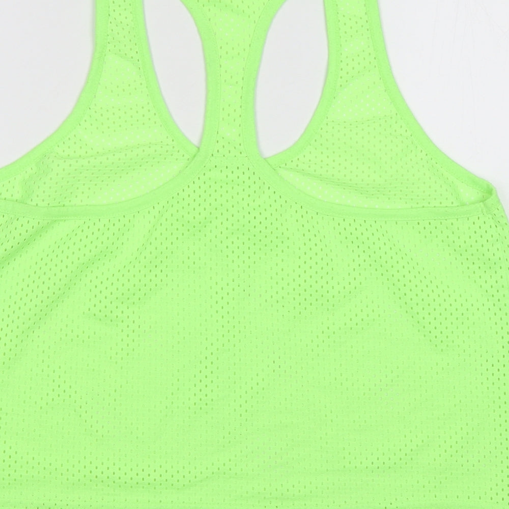 Atmosphere Womens Green  Polyester Basic Tank Size 16 Round Neck
