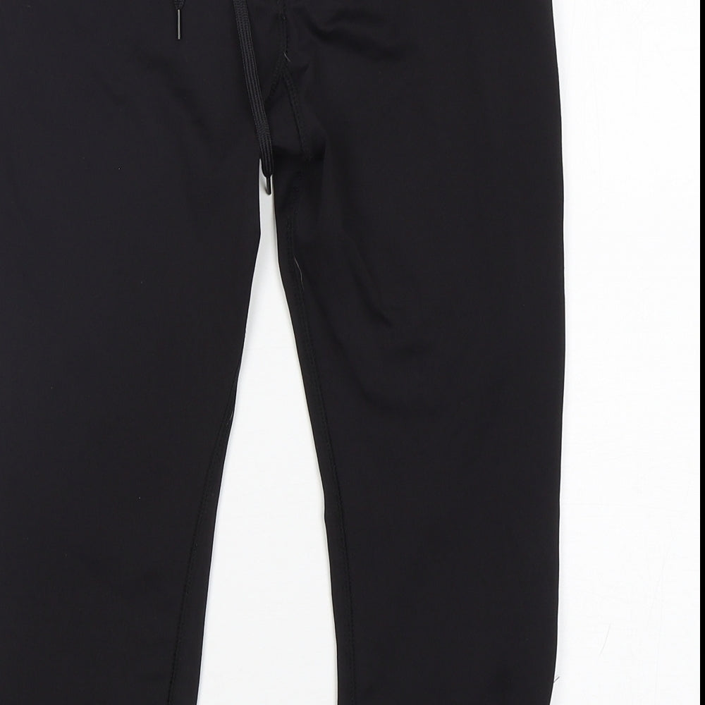 Atmosphere Womens Black  Polyester Compression Shorts Size 8 L19 in Regular Drawstring