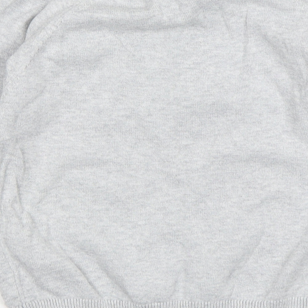 Marks and Spencer Boys Grey  Cotton Pullover Sweatshirt Size 4-5 Years  Pullover - Dinosaur Print