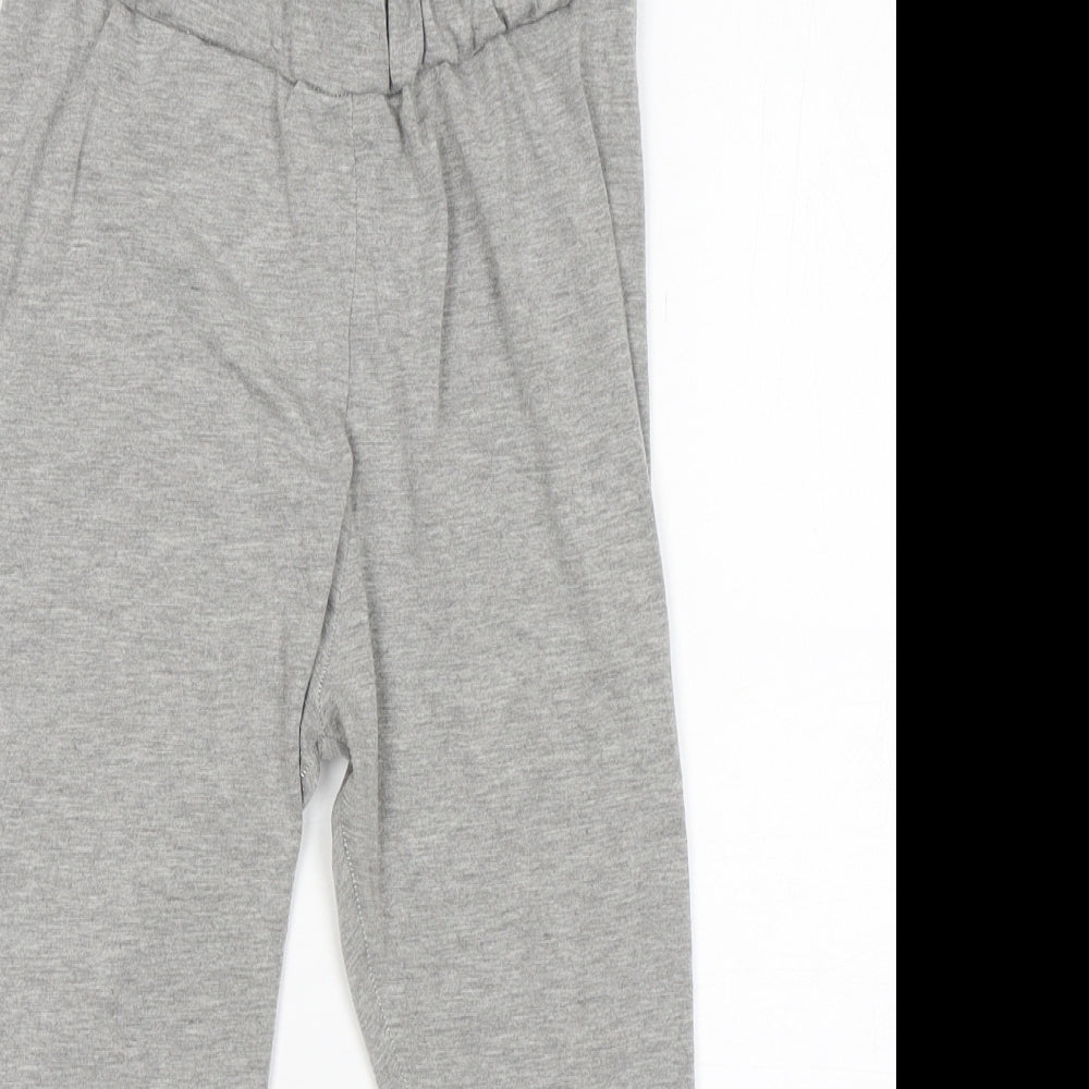 Missguided Womens Grey  Viscose Compression Shorts Size 8 L18 in Regular