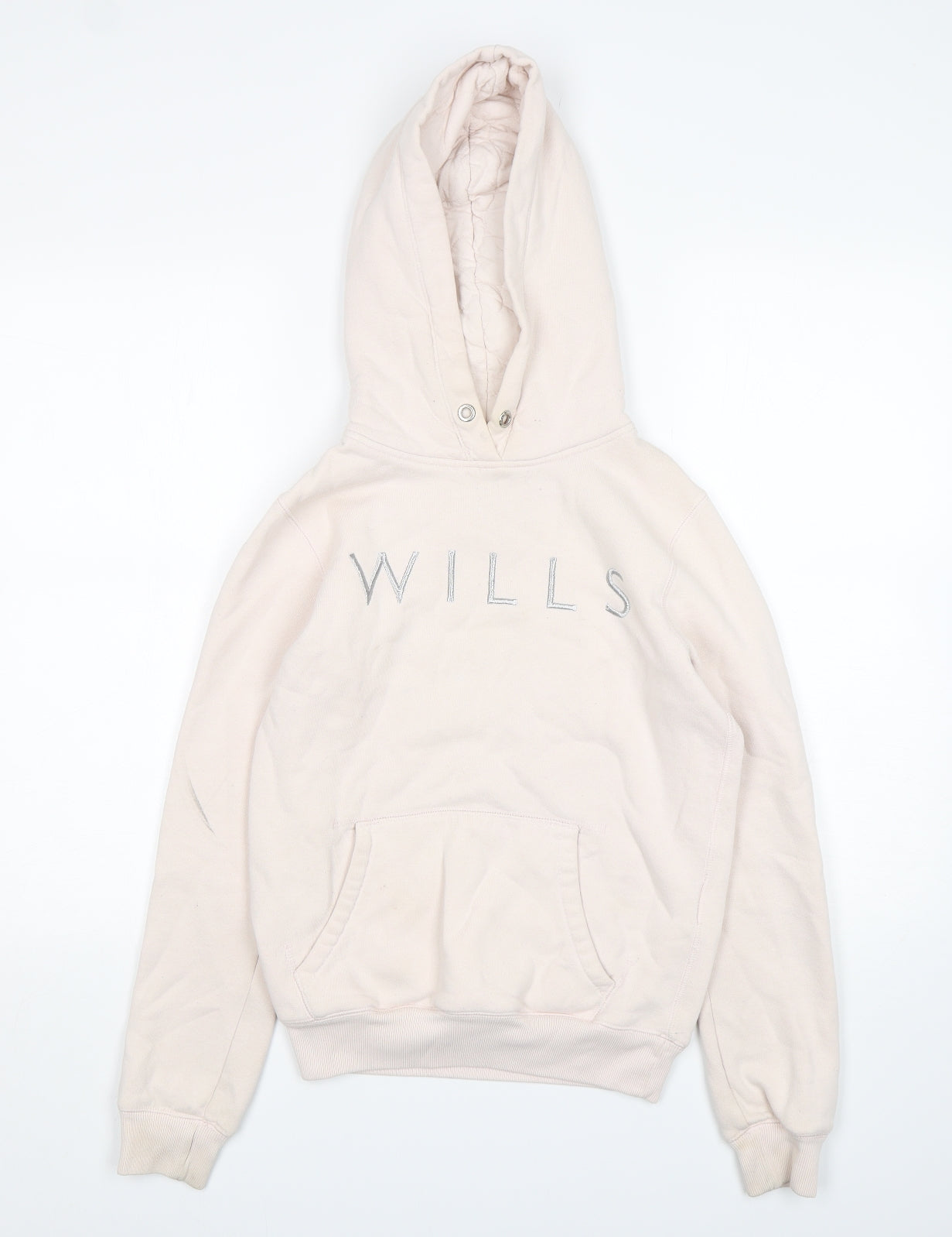 Jack wills  Womens Beige  Cotton Pullover Hoodie Size 6  Pullover