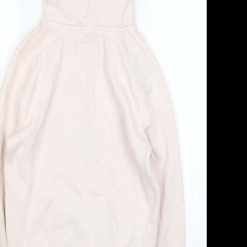 Jack wills  Womens Beige  Cotton Pullover Hoodie Size 6  Pullover