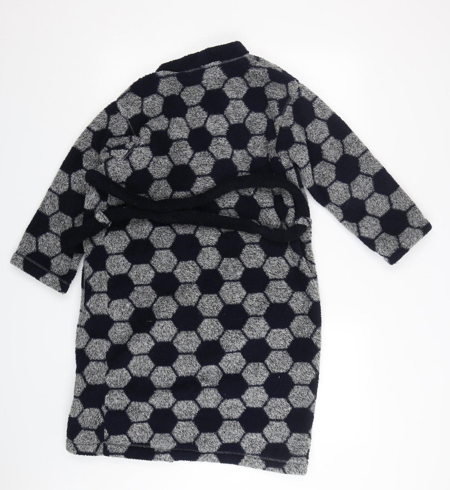 Marks and Spencer Boys Multicoloured Geometric Polyester  Gown Size 9-10 Years  Tie - Football