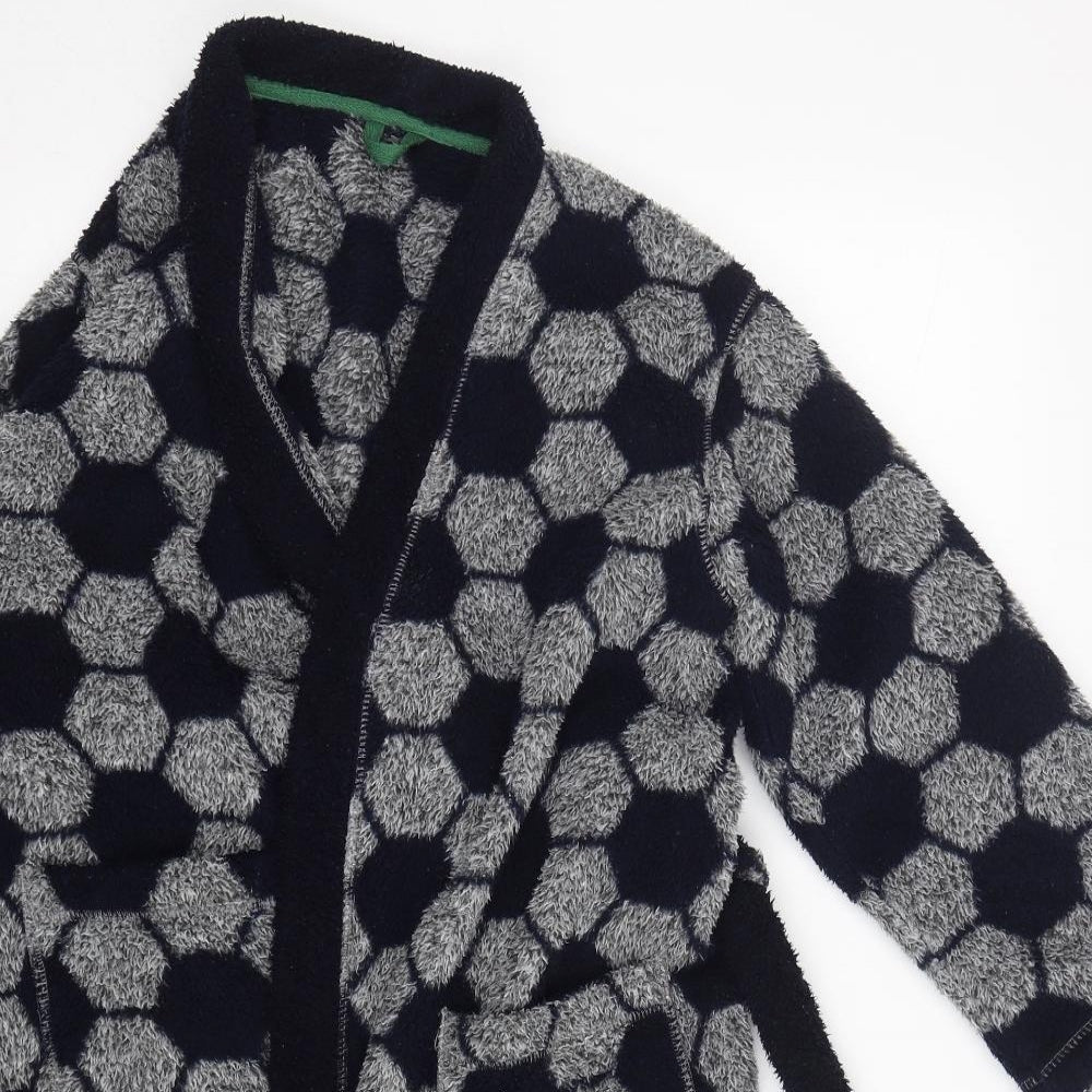 Marks and Spencer Boys Multicoloured Geometric Polyester  Gown Size 9-10 Years  Tie - Football