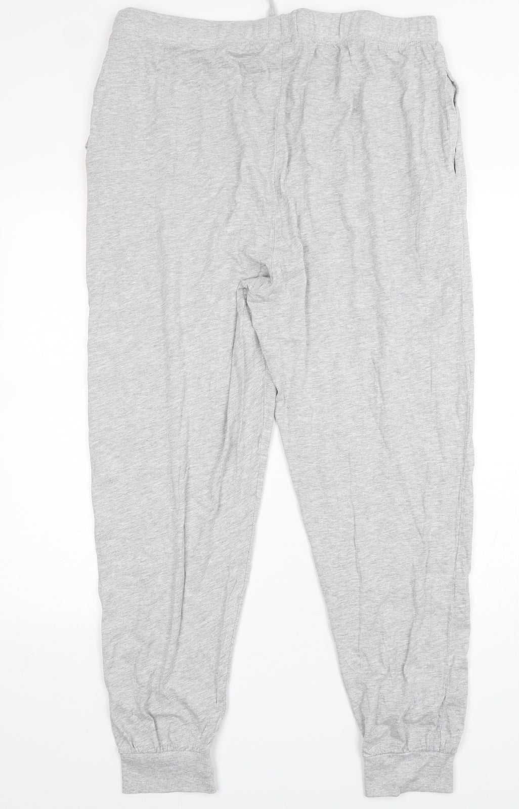 Primark Mens Grey Solid Cotton  Pyjama Pants Size XL  Pullover
