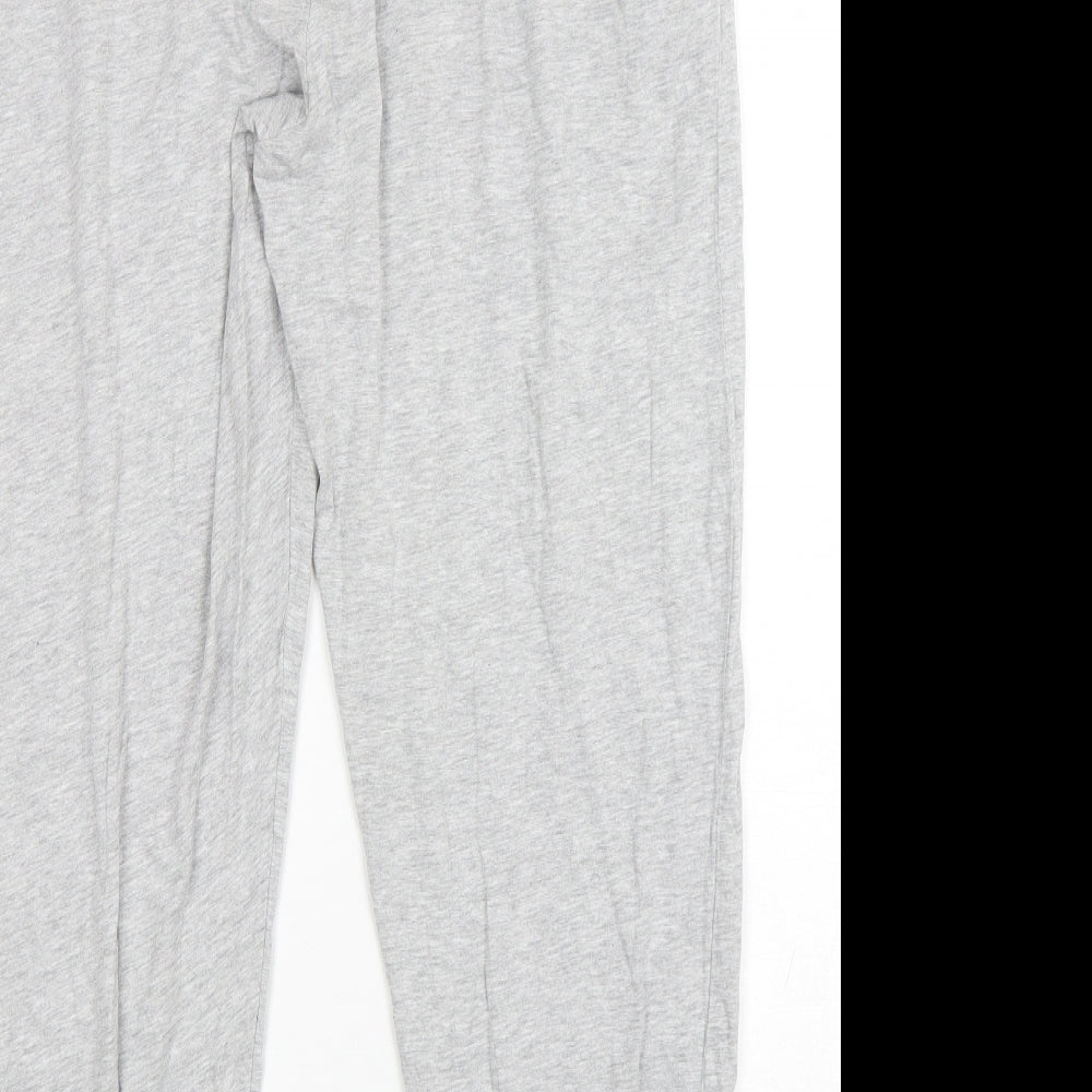 Primark Mens Grey Solid Cotton  Pyjama Pants Size XL  Pullover