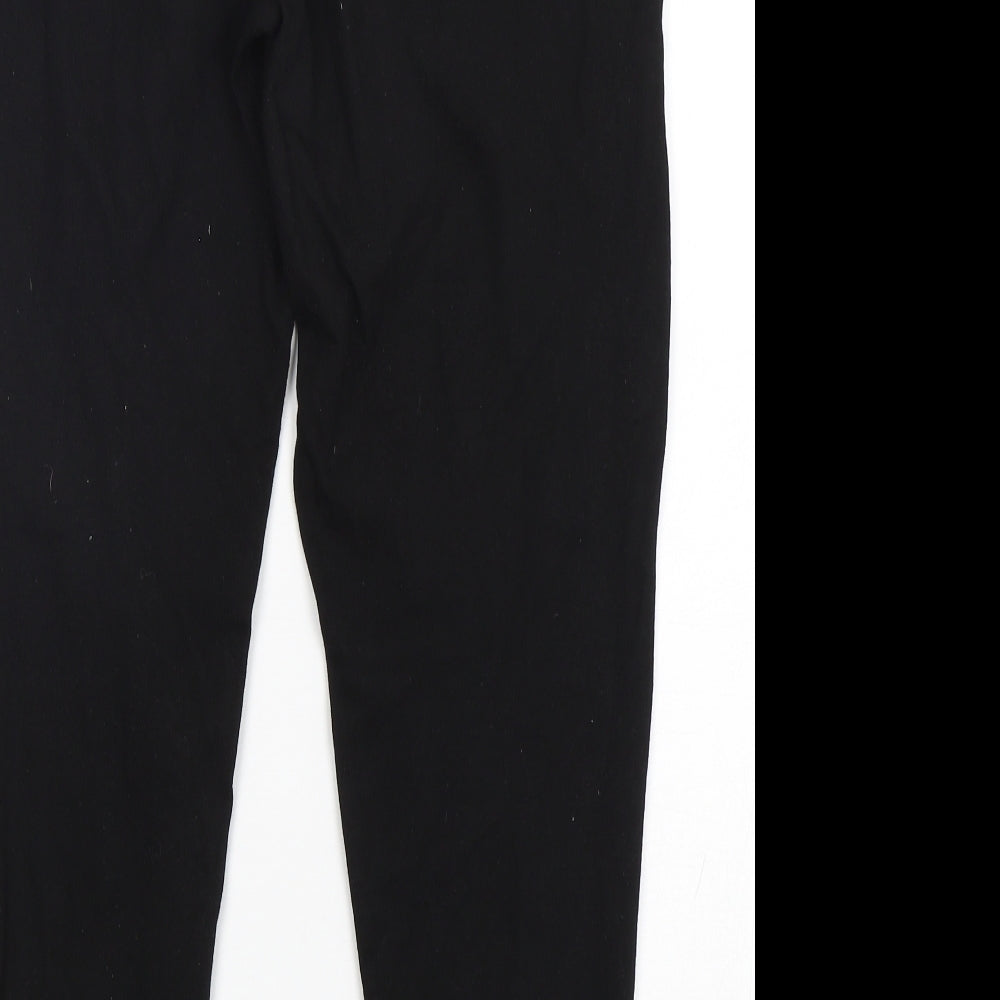 ASOS Womens Black  Cotton Jogger Leggings Size 16 L27 in