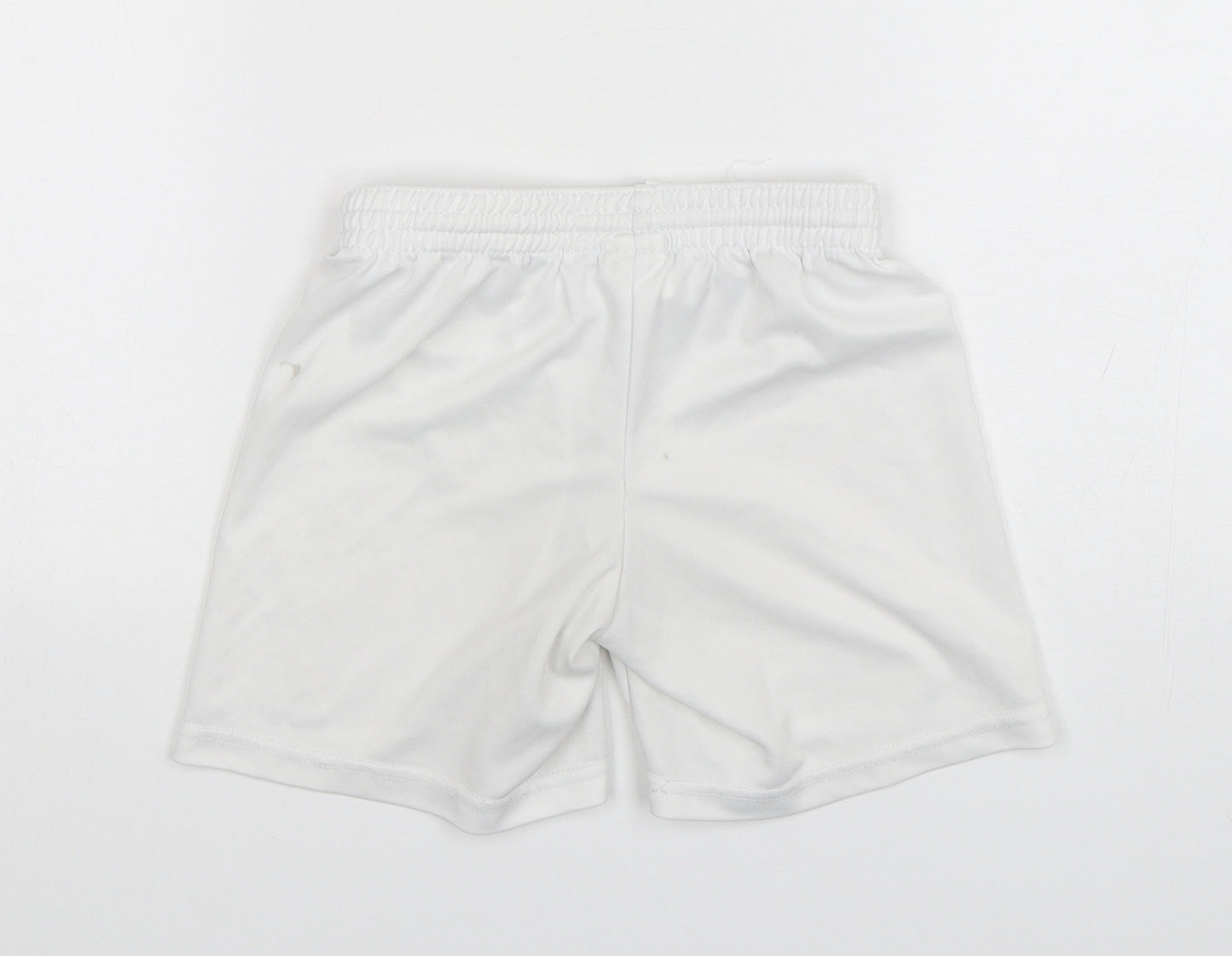 Kipsta Boys White  Polyester Sweat Shorts Size 6 Years  Regular Drawstring