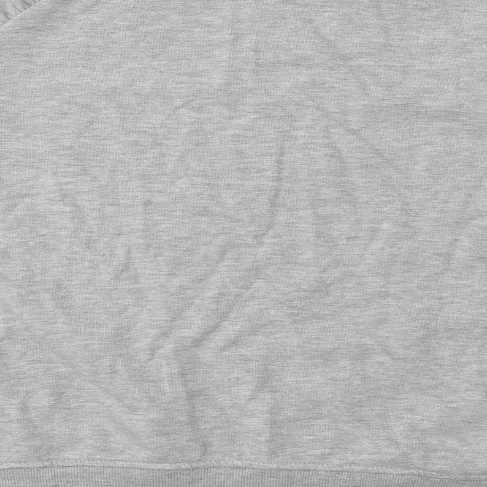 Primark Womens Grey  Cotton Pullover Sweatshirt Size L