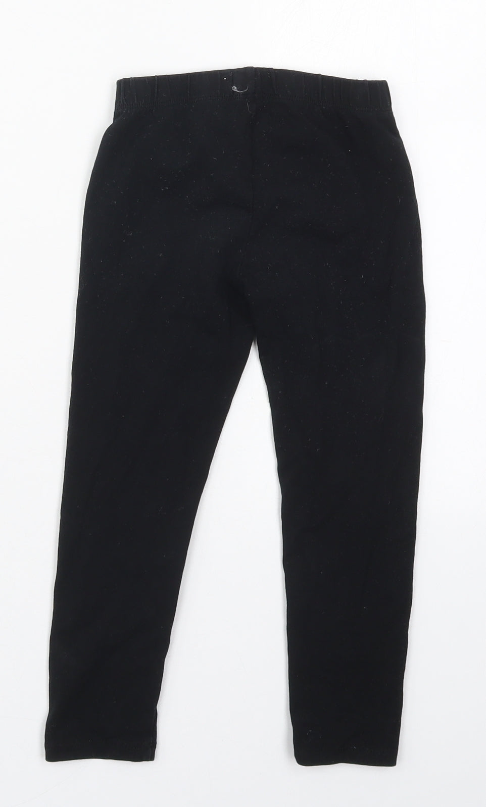Outfit Girls Black  Cotton Carrot Trousers Size 4-5 Years  Regular