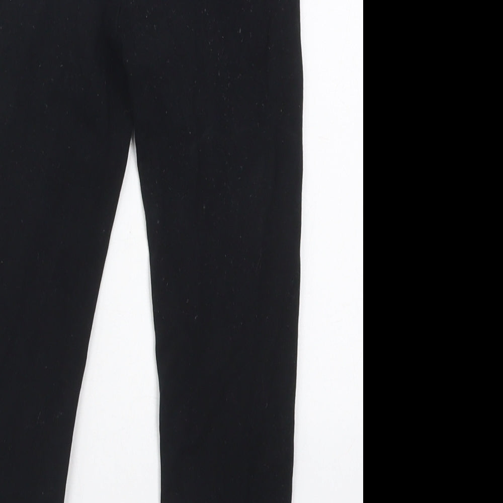 Outfit Girls Black  Cotton Carrot Trousers Size 4-5 Years  Regular