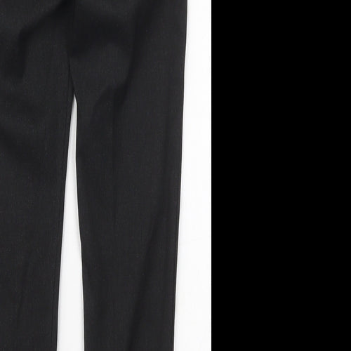 F&F Boys Grey  Polyester Dress Pants Trousers Size 8-9 Years  Regular Hook & Eye