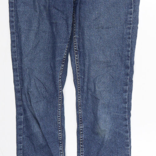 H&M Womens Blue  Cotton Skinny Jeans Size 26 in L27 in Regular Button