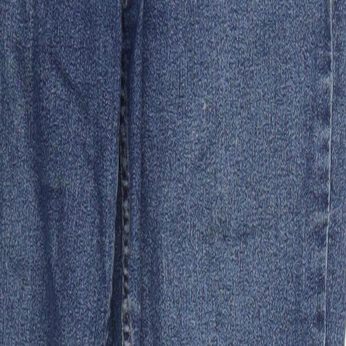 H&M Womens Blue  Cotton Skinny Jeans Size 26 in L27 in Regular Button