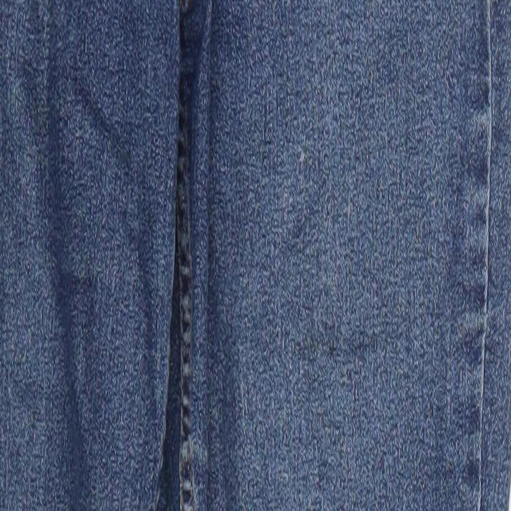 H&M Womens Blue  Cotton Skinny Jeans Size 26 in L27 in Regular Button
