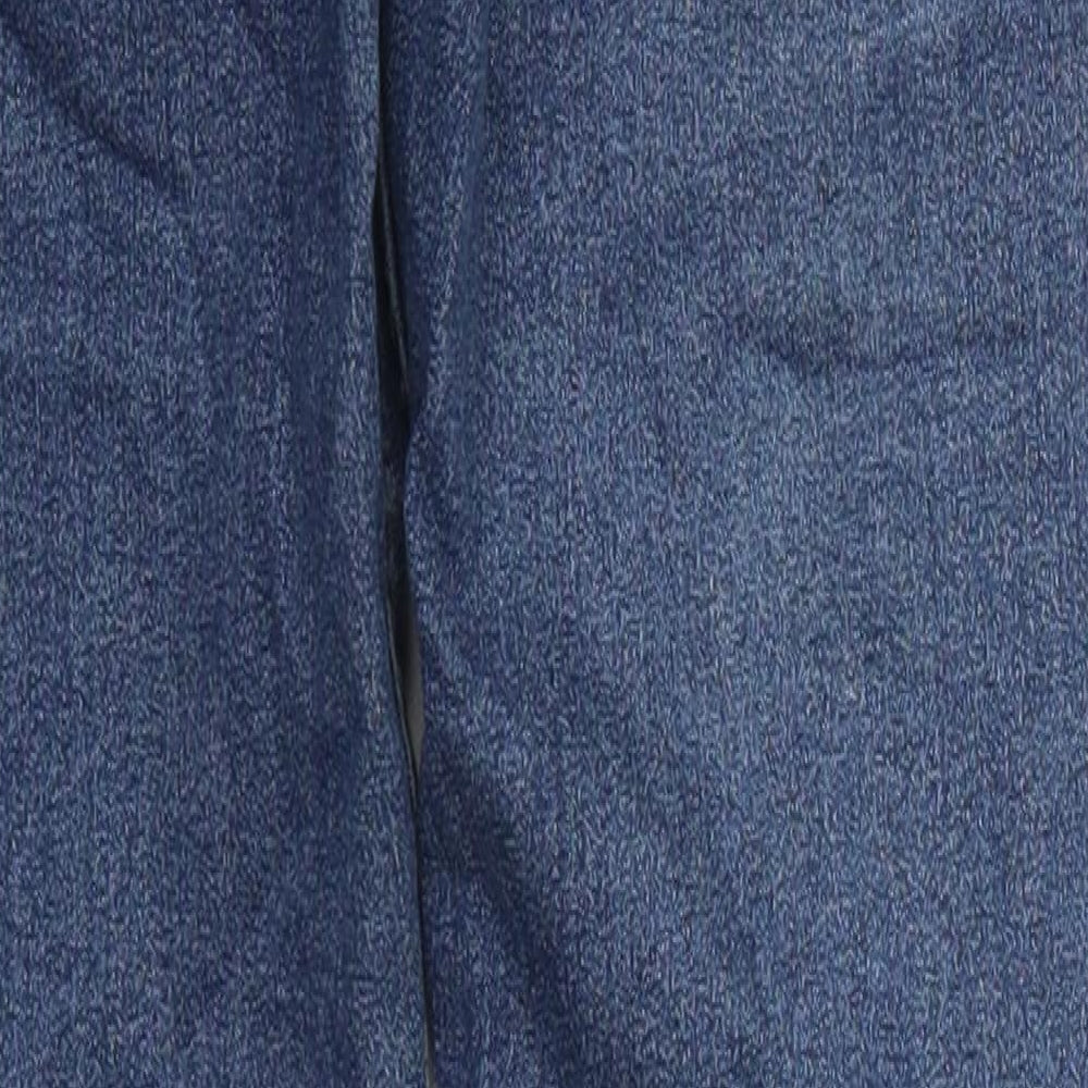 H&M Womens Blue  Cotton Skinny Jeans Size 26 in L27 in Regular Button