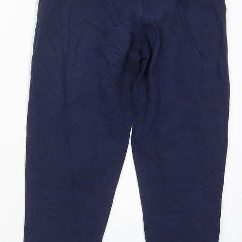 George Womens Blue  Cotton Carrot Leggings Size 8 L21 in