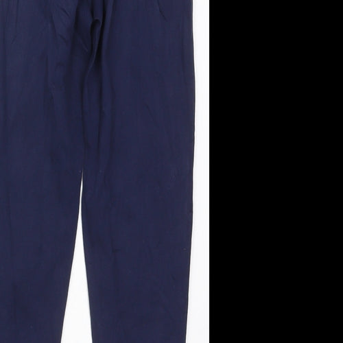 George Womens Blue  Cotton Carrot Leggings Size 8 L21 in
