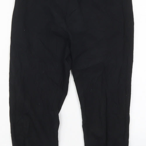 Papaya Womens Black  Cotton Carrot Leggings Size 8