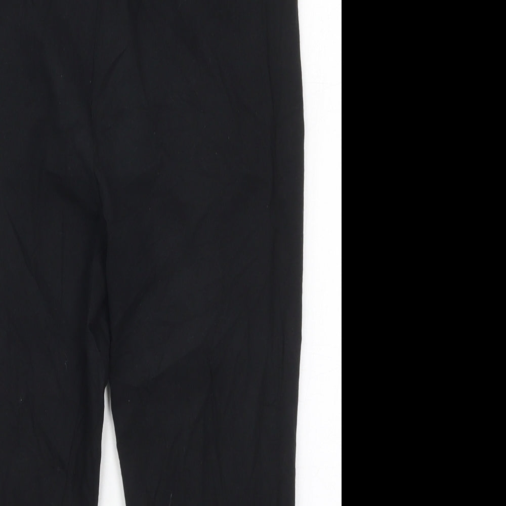 Papaya Womens Black  Cotton Carrot Leggings Size 8