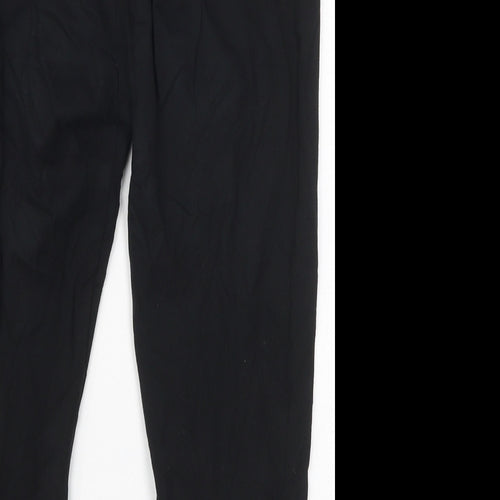 Papaya Womens Black  Cotton Carrot Leggings Size 8