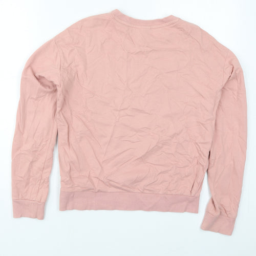H&M Womens Pink  Cotton Pullover Sweatshirt Size XS  Pullover - Lyon