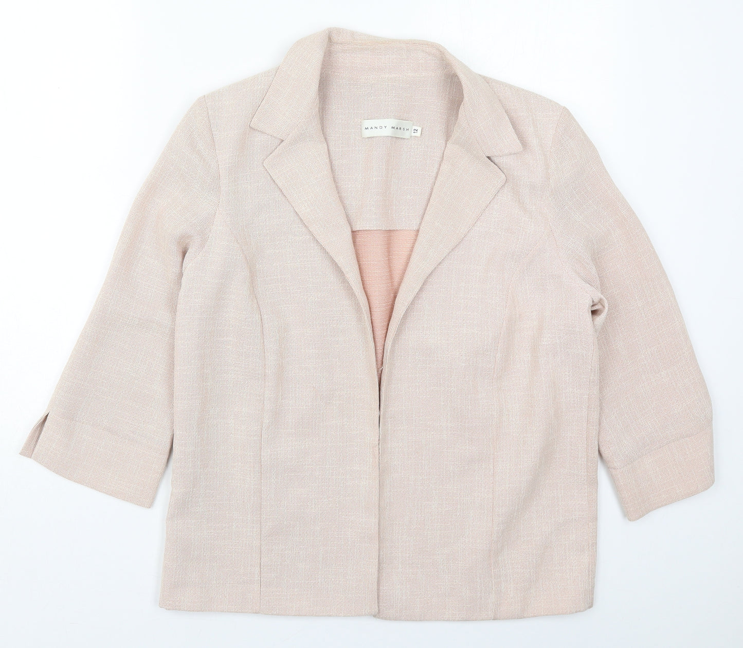 Mandy Marsh Womens Pink   Jacket  Size 12