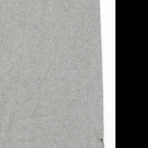 BRAX Womens Grey V-Neck  Viscose Cardigan Jumper Size 10