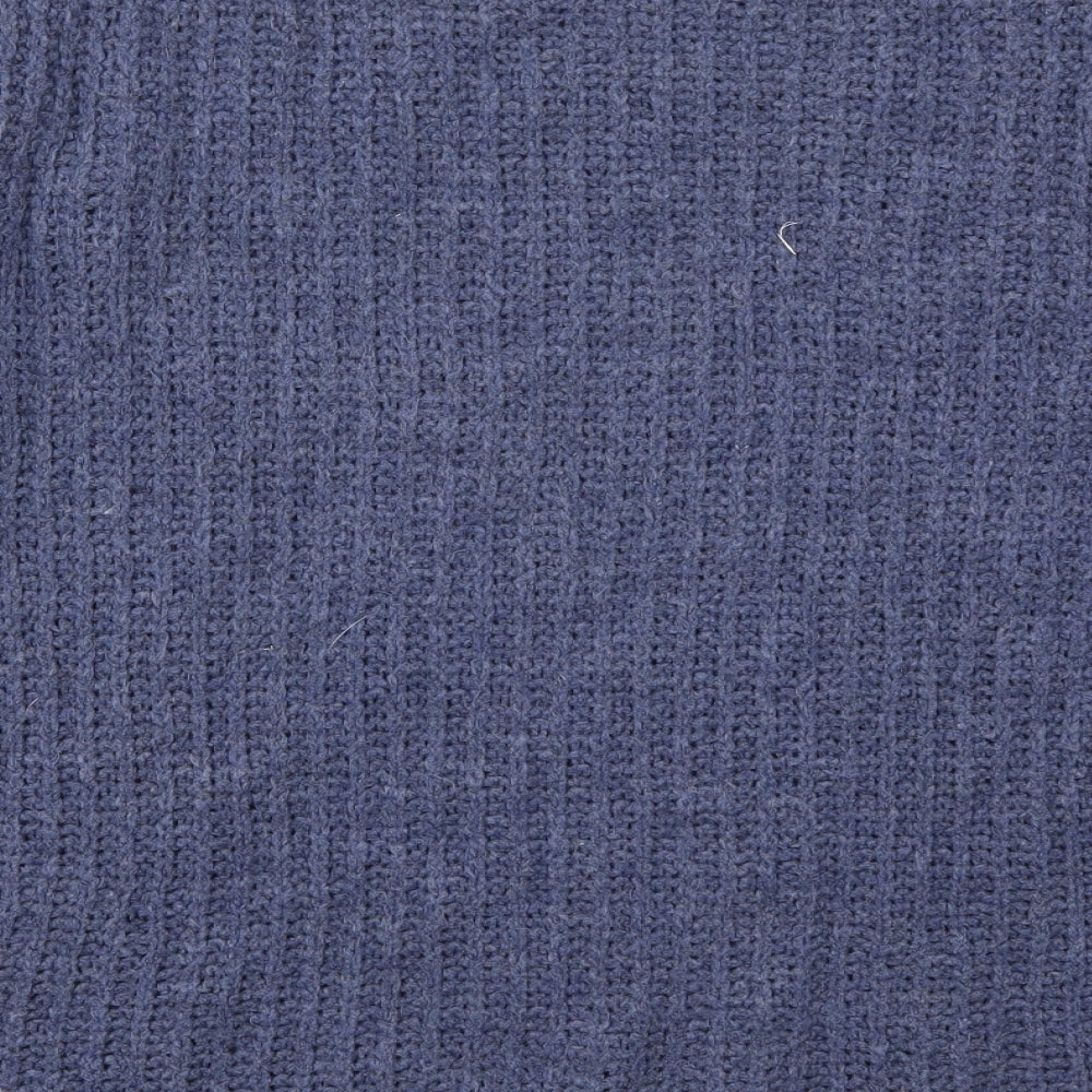 ASOS Mens Blue Round Neck  Acrylic Pullover Jumper Size M