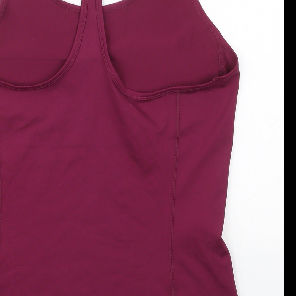 H&M Womens Purple  Polyester Basic Tank Size M Round Neck Pullover