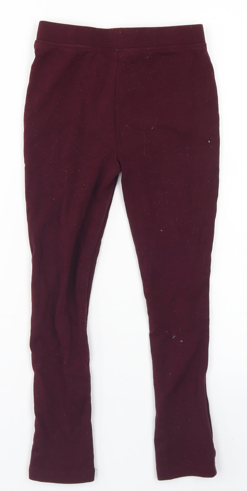 Dunnes Stores Girls Purple  Viscose Dress Pants Trousers Size 7 Years  Regular  - Leggings
