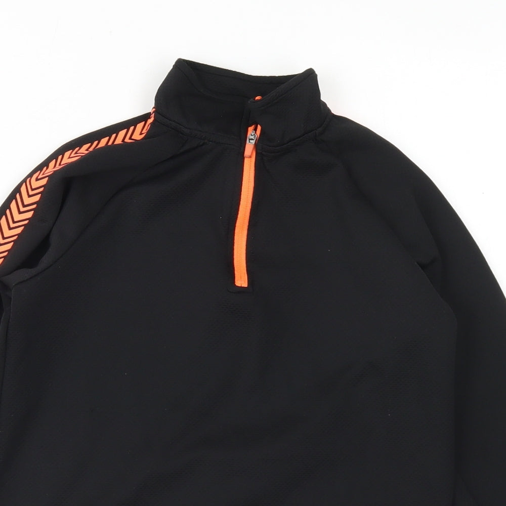 Dunnes Stores Boys Black  Polyester Pullover Sweatshirt Size 9-10 Years