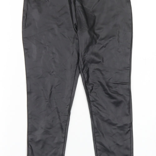 Primark Girls Black  Polyester Capri Trousers Size 7-8 Years  Regular