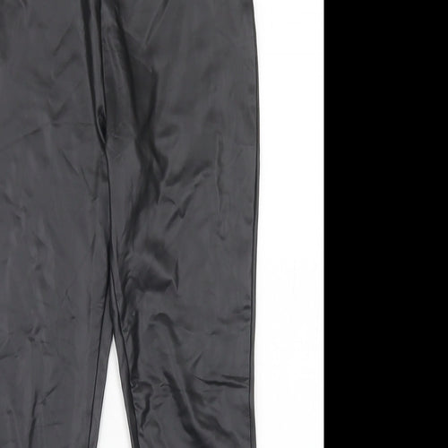 Primark Girls Black  Polyester Capri Trousers Size 7-8 Years  Regular